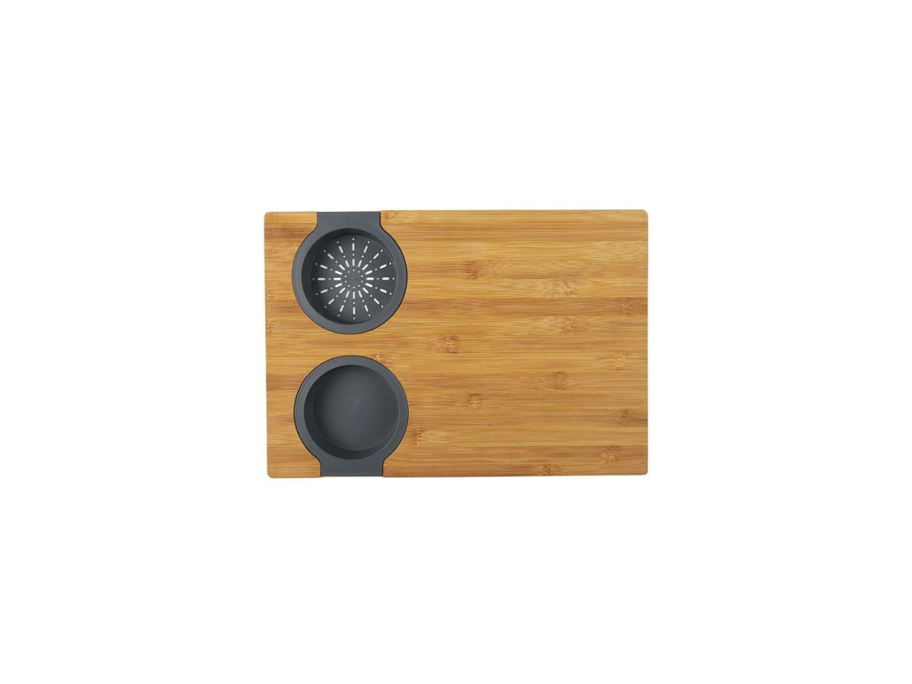 Cutting Board with Drainer and Bowl