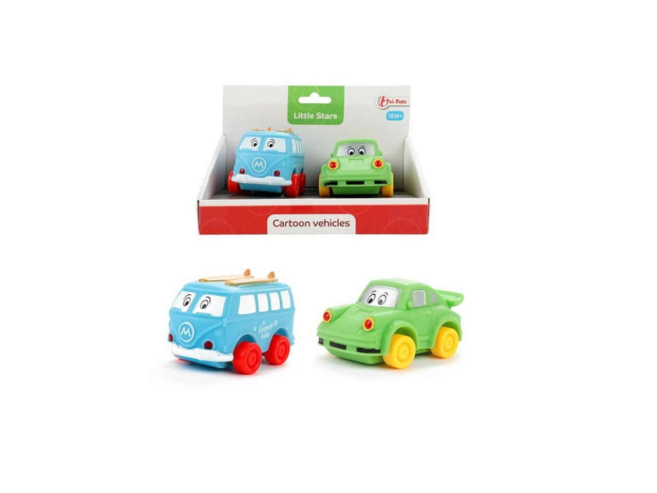 Set of animated car | 2 Pcs