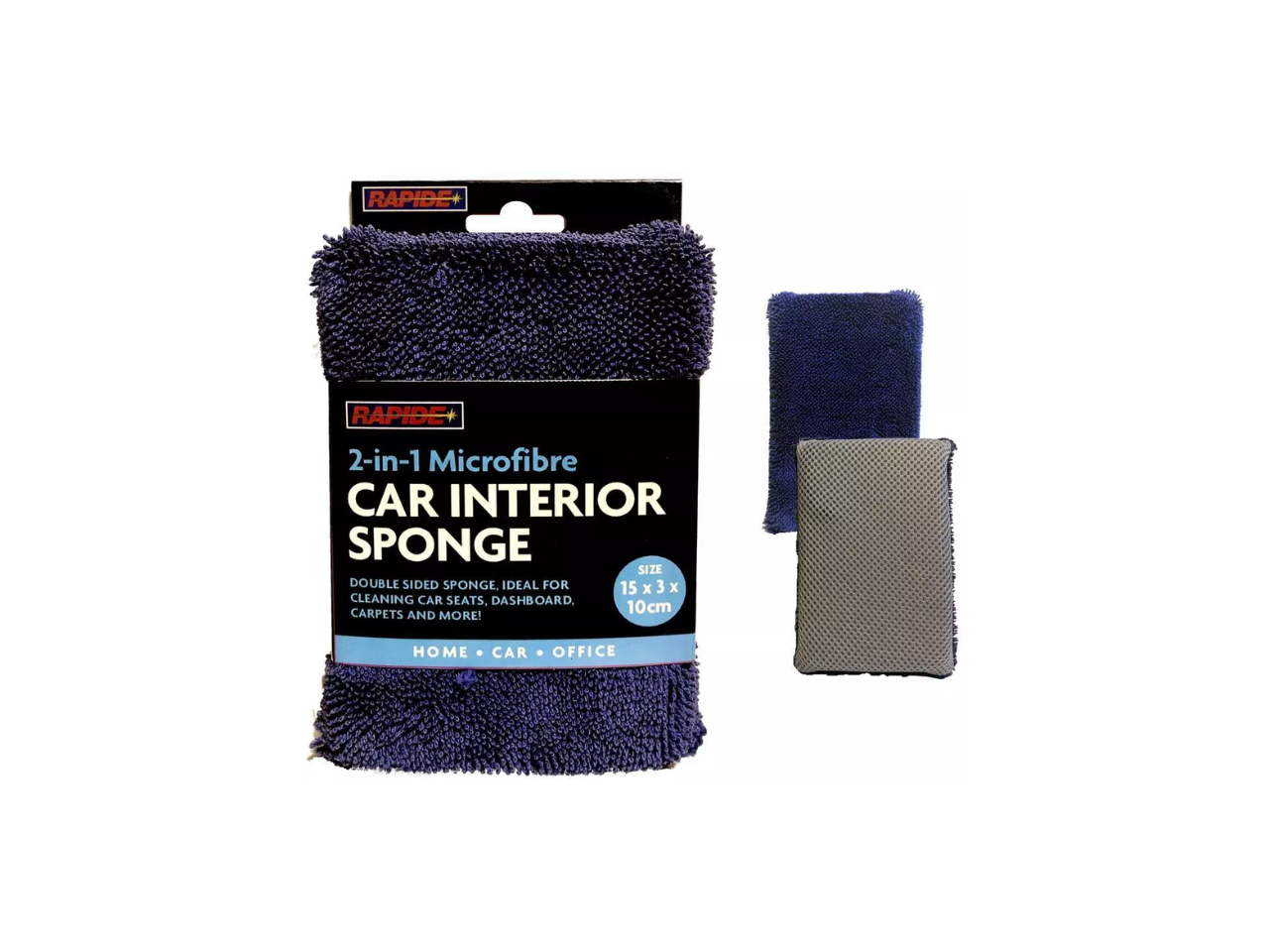 Microfibre Interior Sponge | 2 in 1