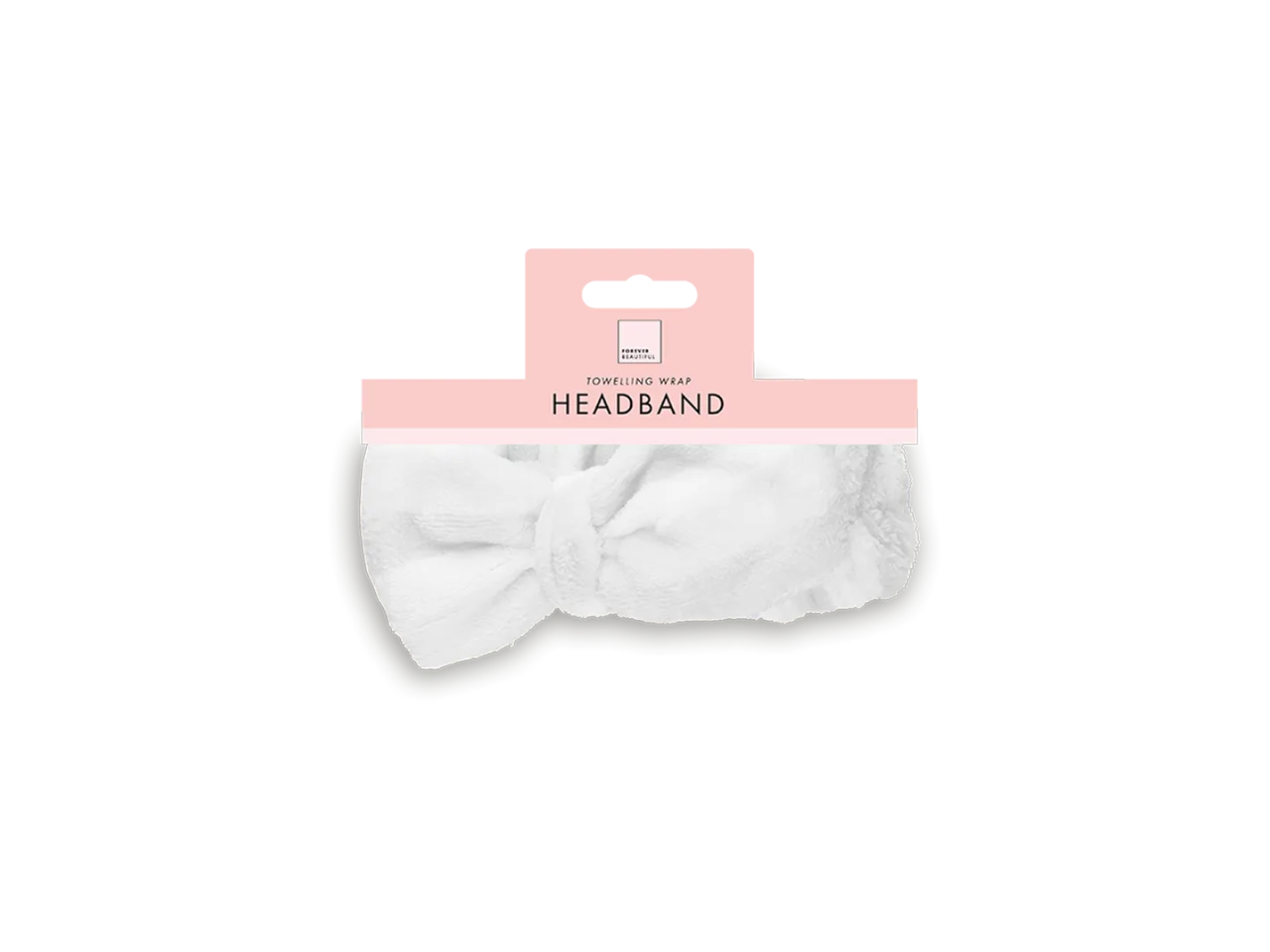 Toweling Bow Wrap Headband