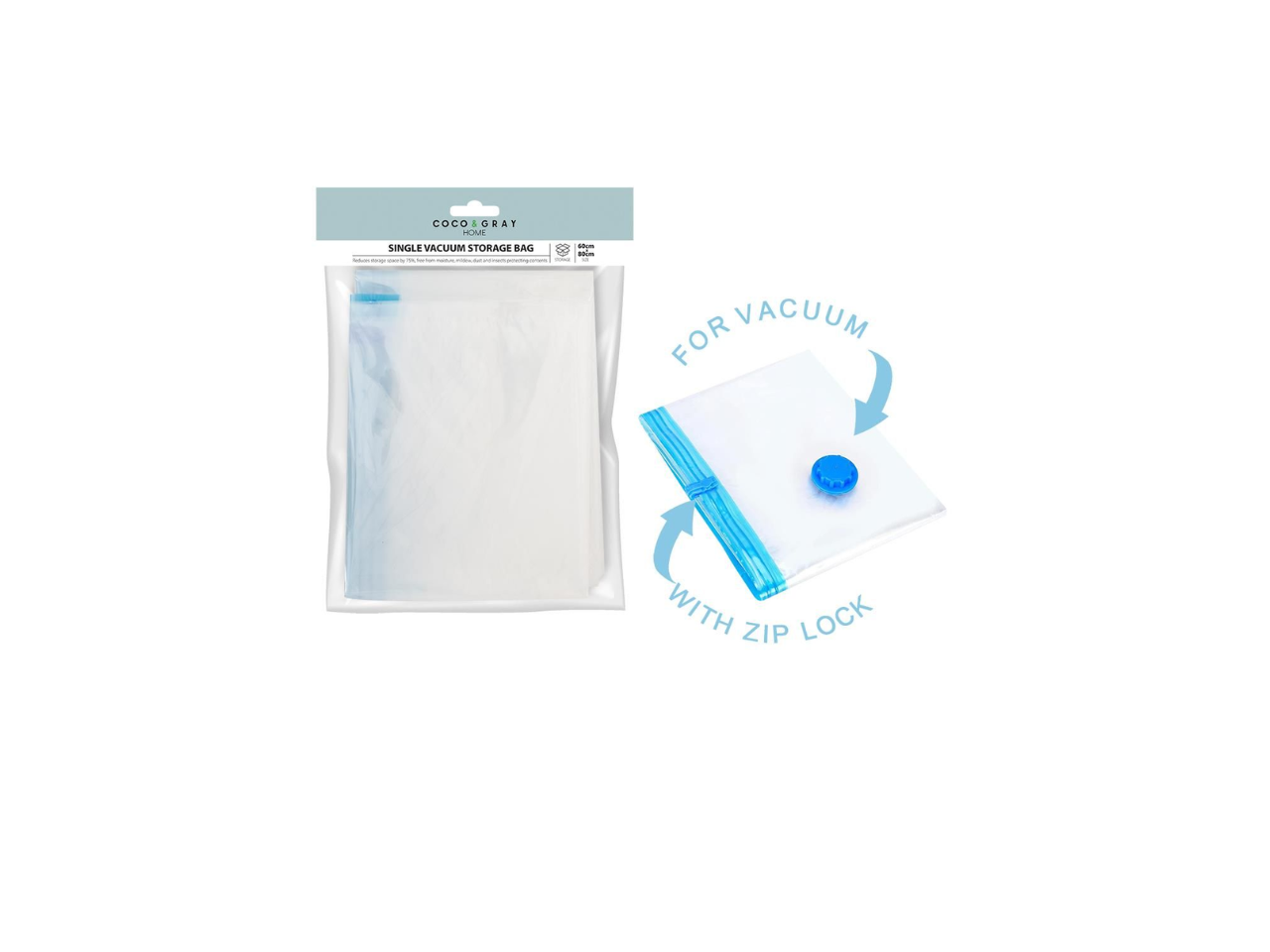 Single Vacuum Storage Bag | 60x80cm