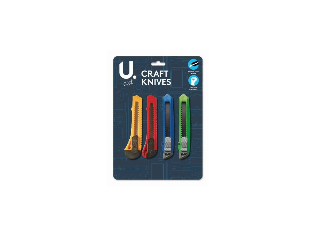 Knives with Snap Blades | Pack of 4