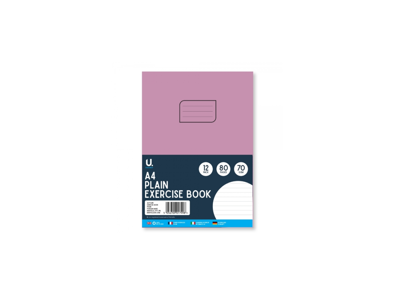 A4 Plain Exercise Book