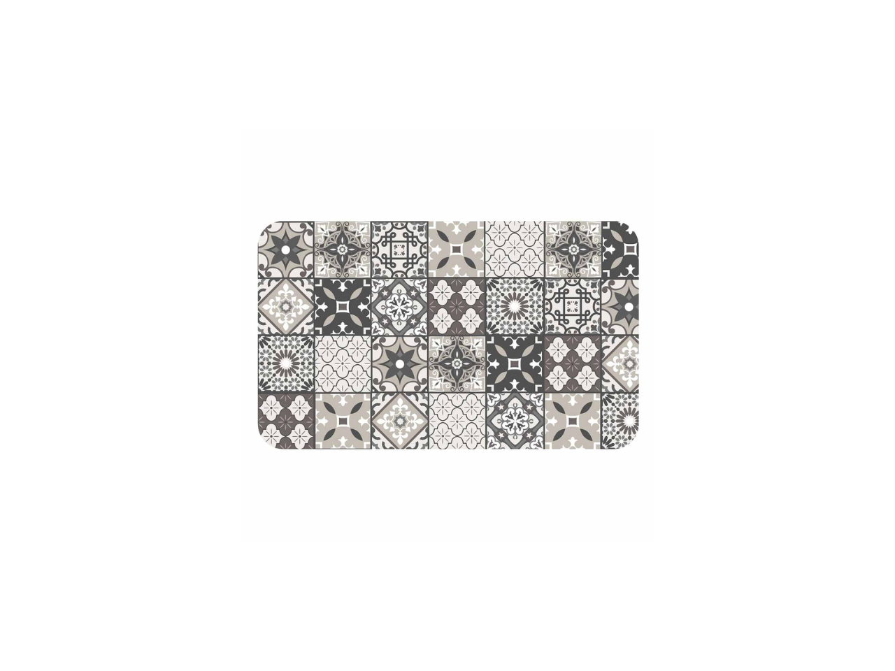 Gasto Rug 45x75cm | Grey & White