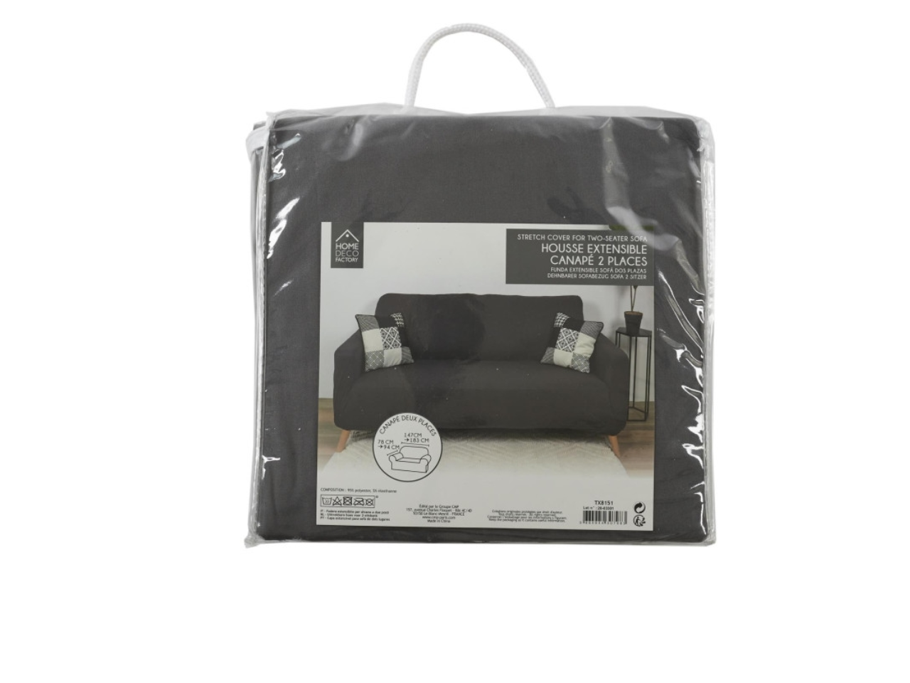 Stretch Sofa Cover for 2 Seater Sofa