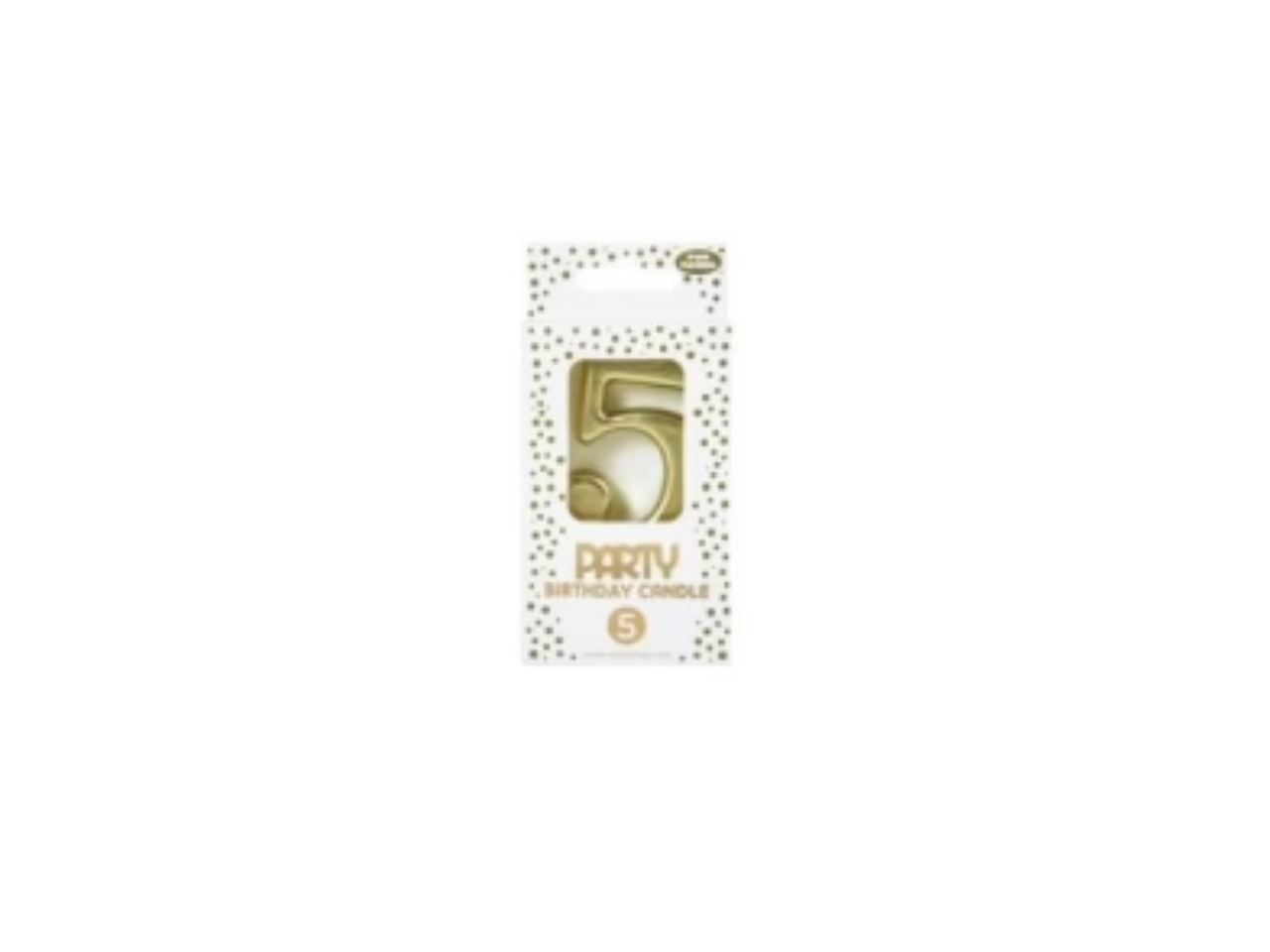 Gold Birthday Candle