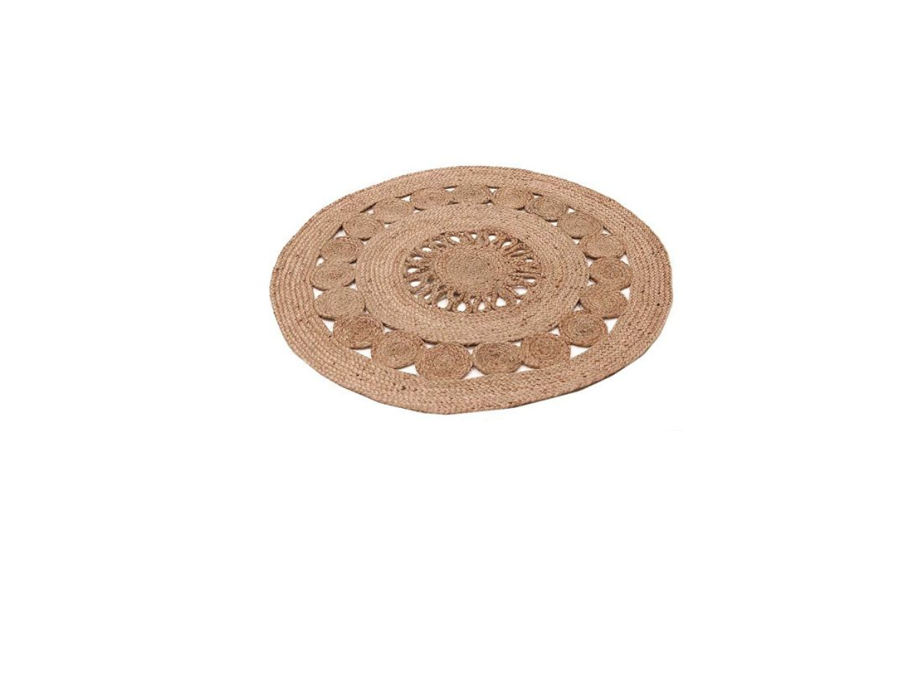 Rug Jute Round | 90cm
