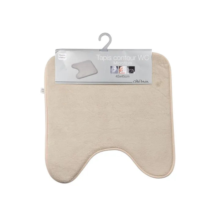Beige Toilet Mat | 45 x 45 cm