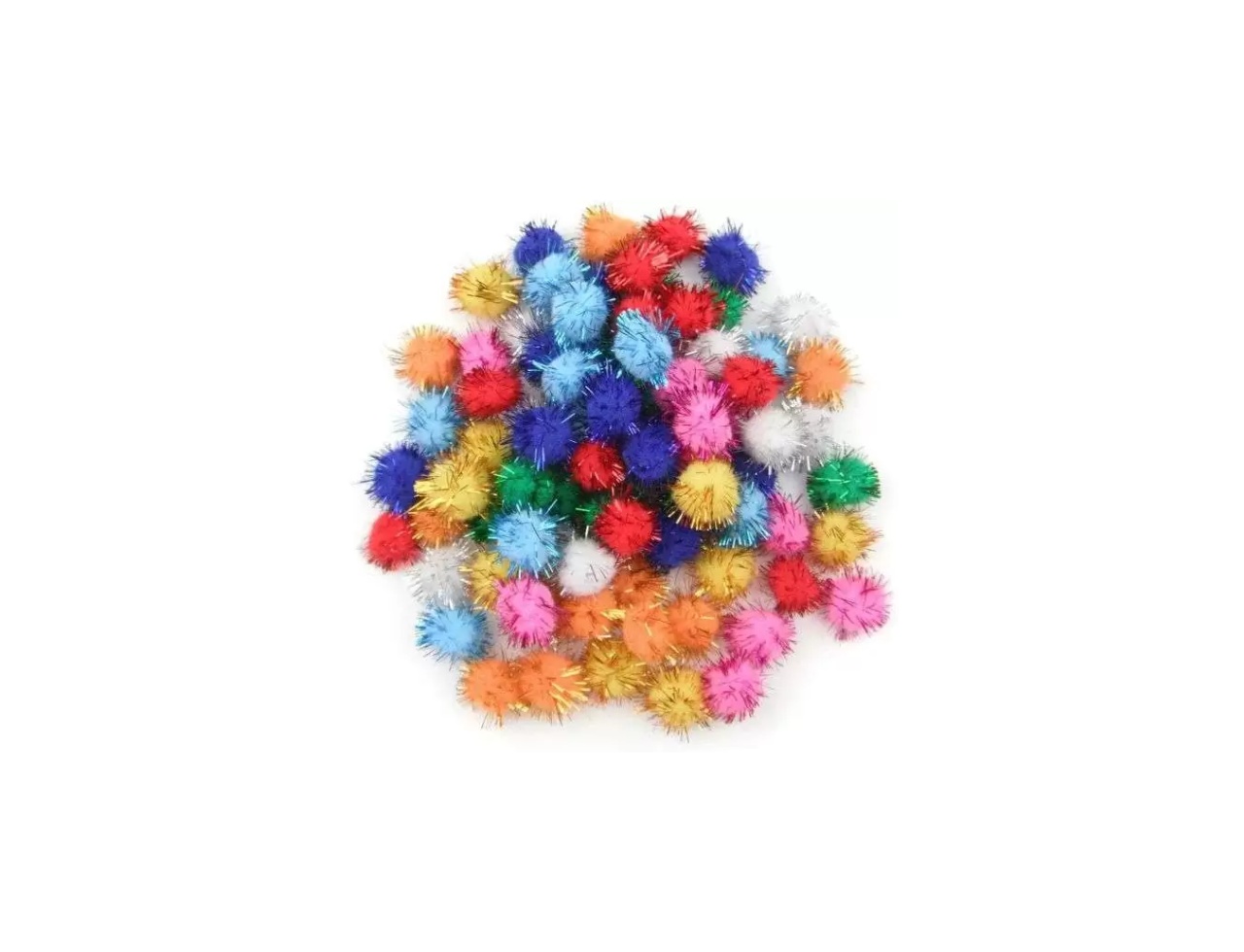 Glitter Pompoms | 25 Pcs