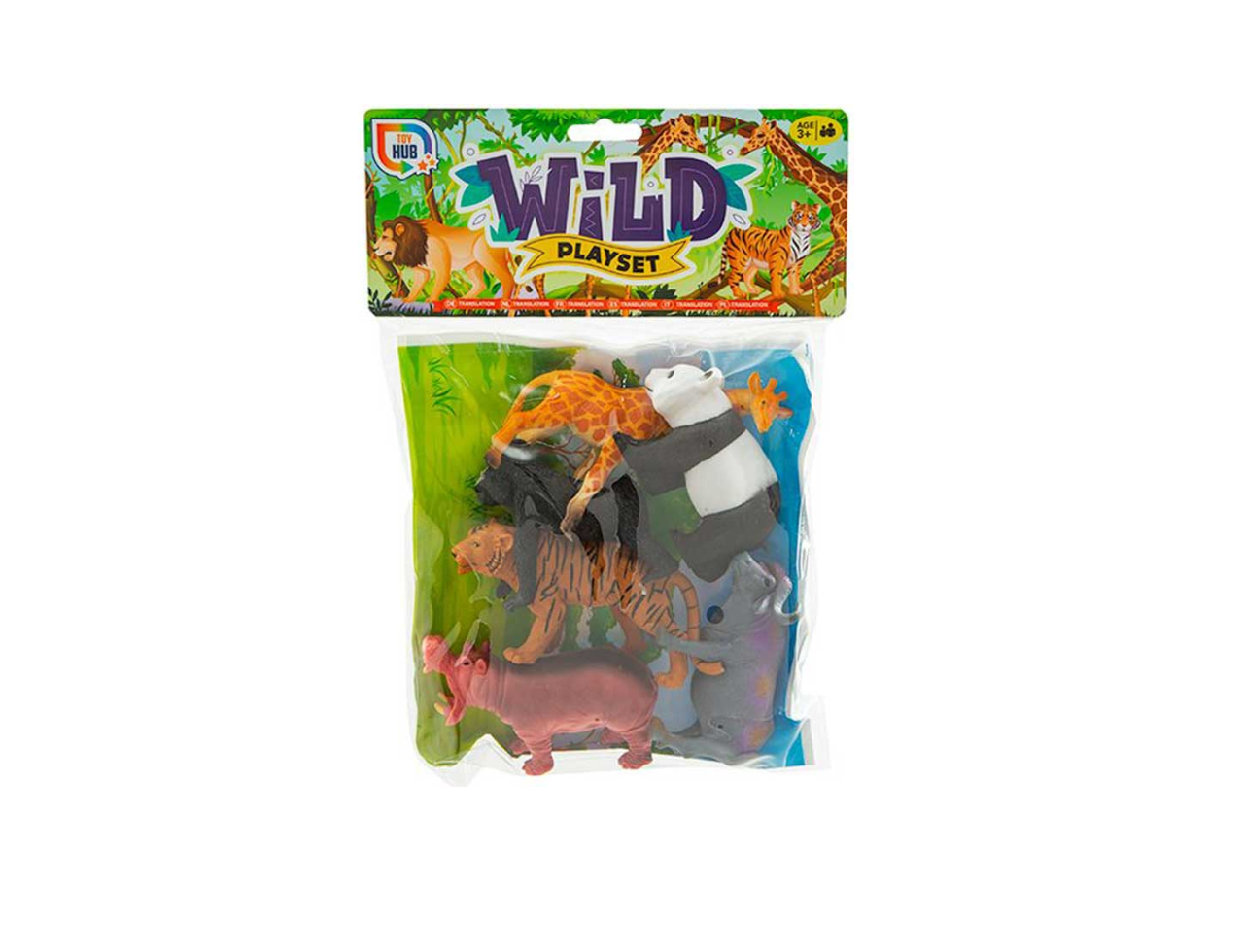 Safari Animal Playset | Set of 6