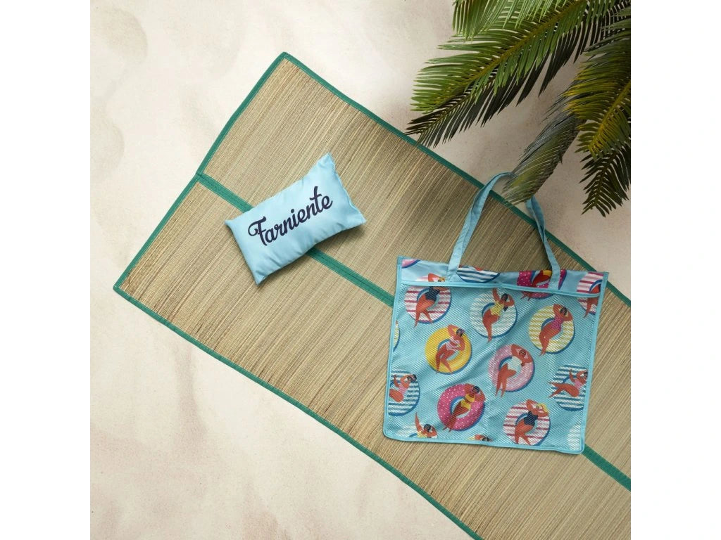 Beach Mat Bag and Cushion | 180x60cm