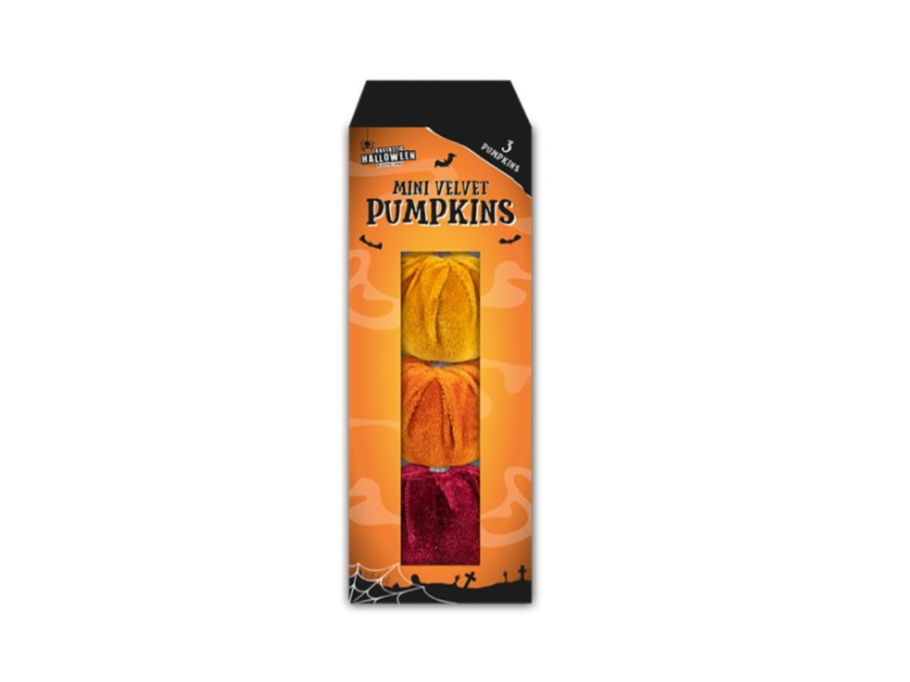 Mini Velvet Pumpkins | 3Pcs