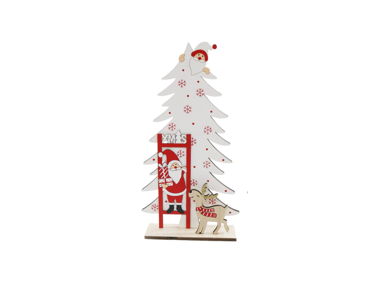 Table Tree With Santa Climbing Decoration
