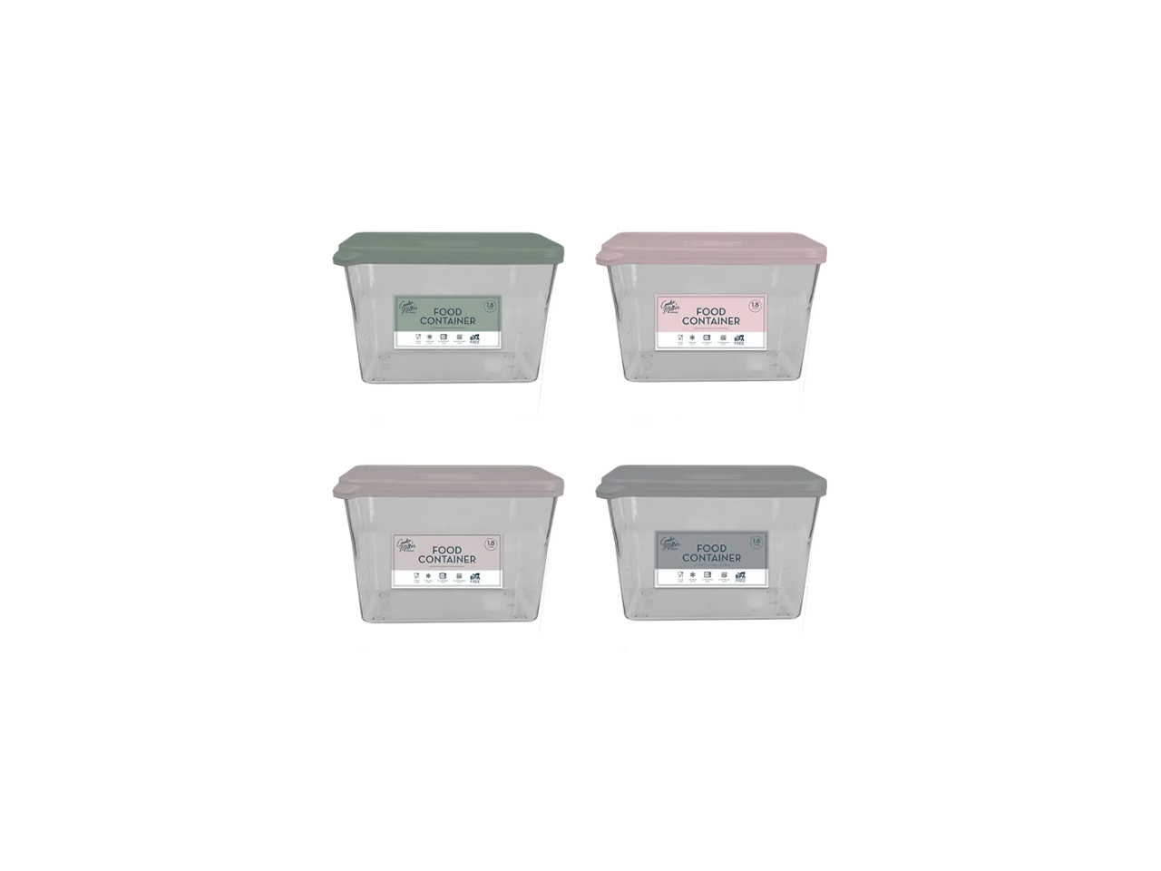 Natural Food Container | 1.8L