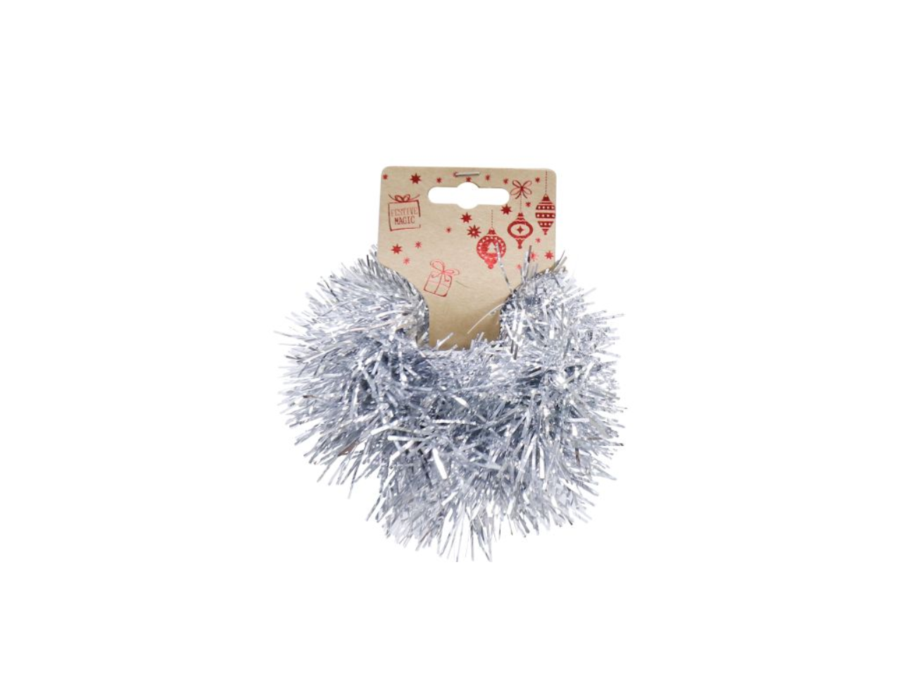 Hair Scrunchie With Tinsel