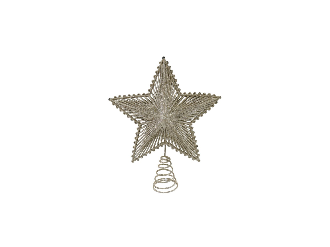 3D Glitter Star Topper