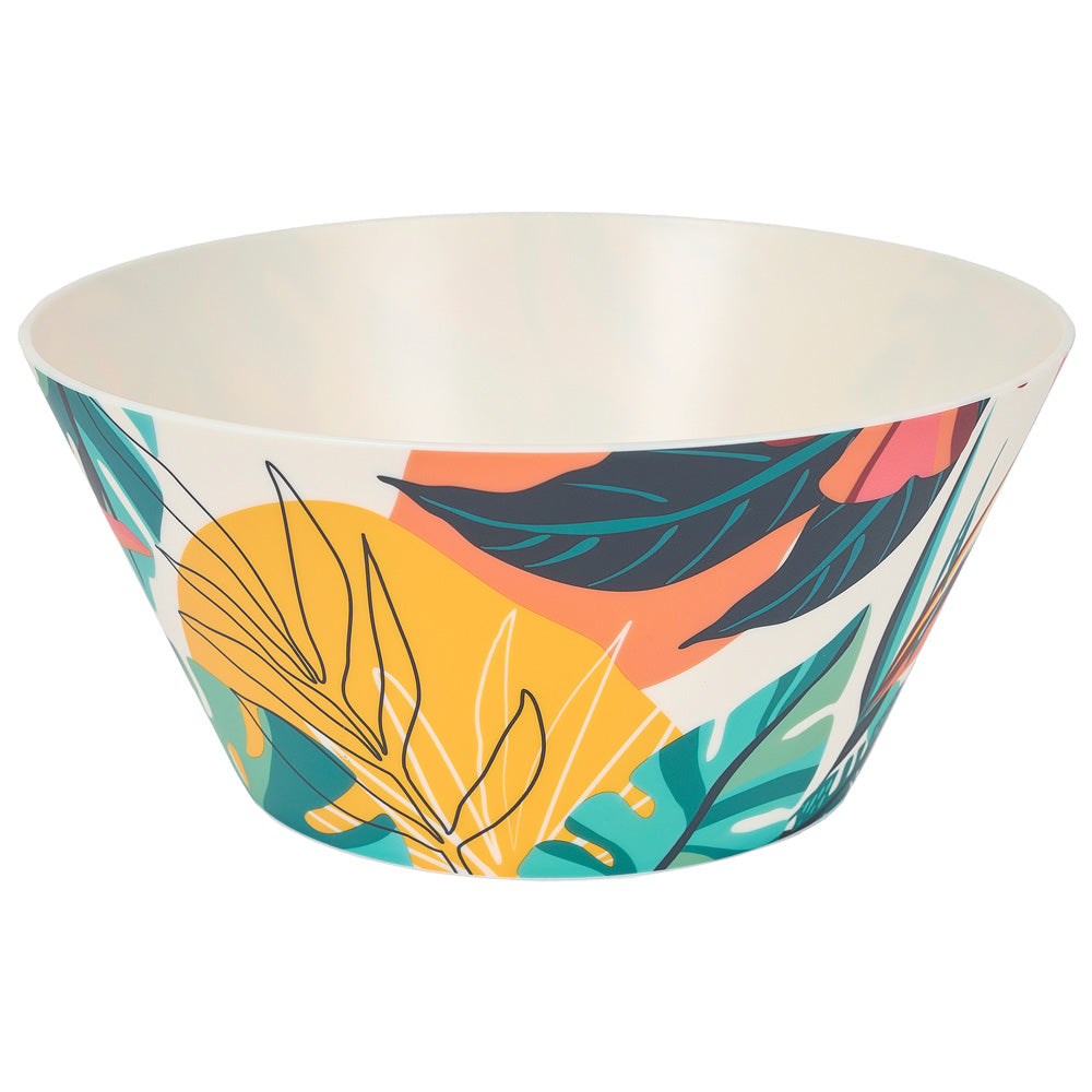 Exotic Paradise Plastic Salad Bowl
