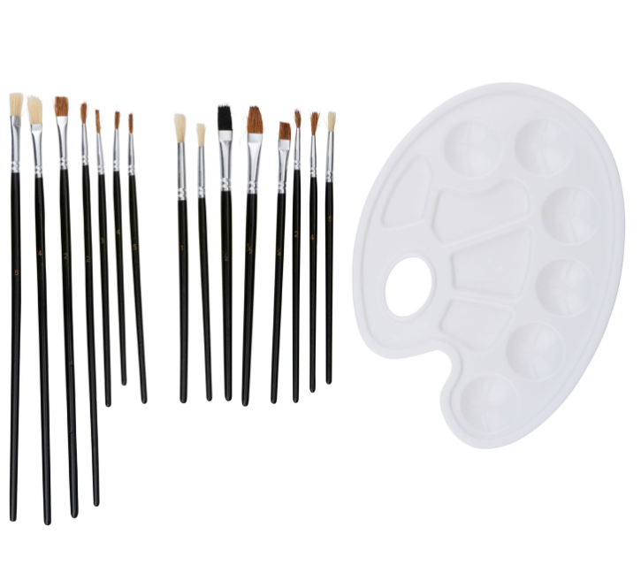 Art Painting Supplies | Paint Palette Tray | 16 pcs | Tal Lira