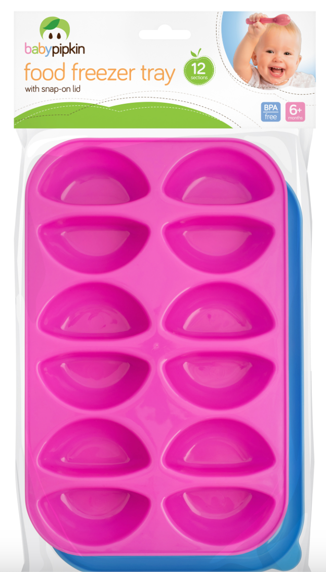 Food Freezer Tray with Snap on Lid