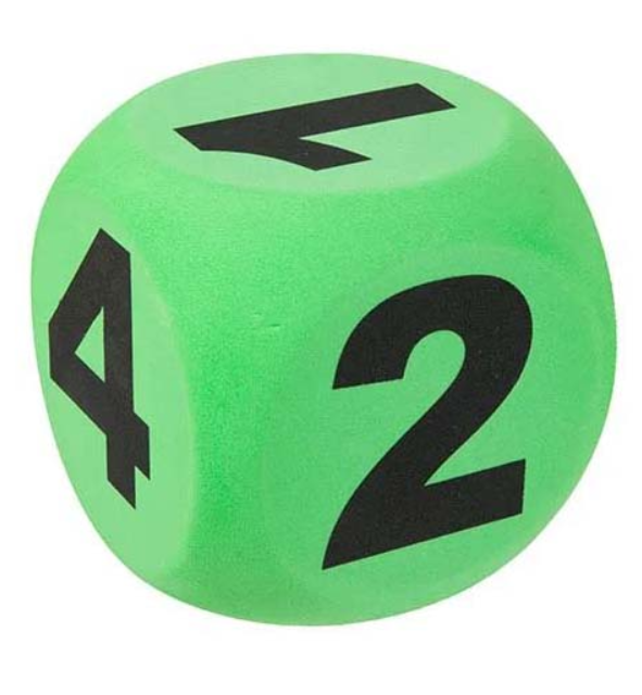 Play Out Foam Dice
