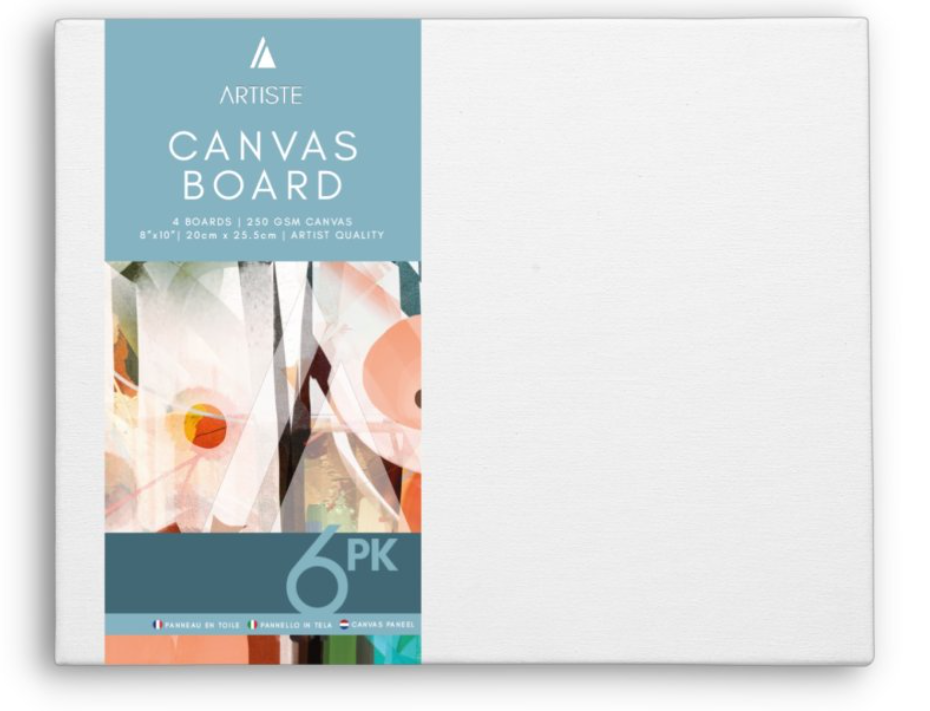 Canvas Board Pack of 6 | 8X10CM