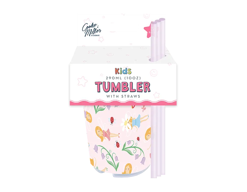 Fairy Tumbler with Straw | 3 Pcs
