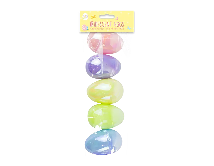 Iridescent Fillable Eggs | 5 Pcs