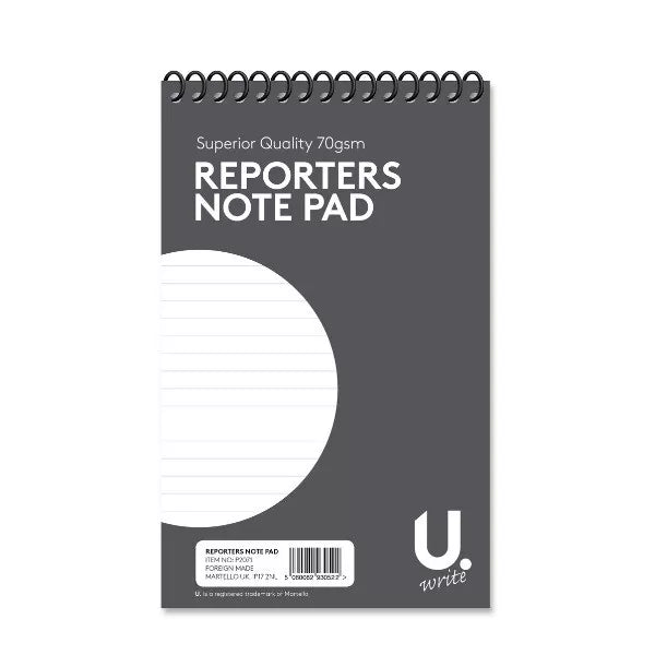 Reporters Note Pad