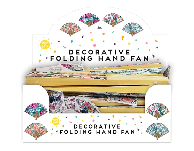 Assorted Hand Fan With CDU