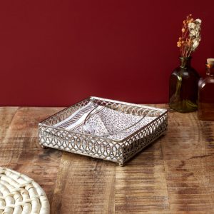 metal napkin tray