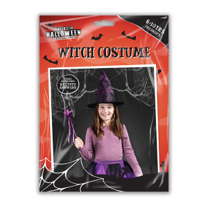 Children's Witch Costume 6-10yrs