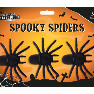 Halloween Spooky Spiders - 3 Pack