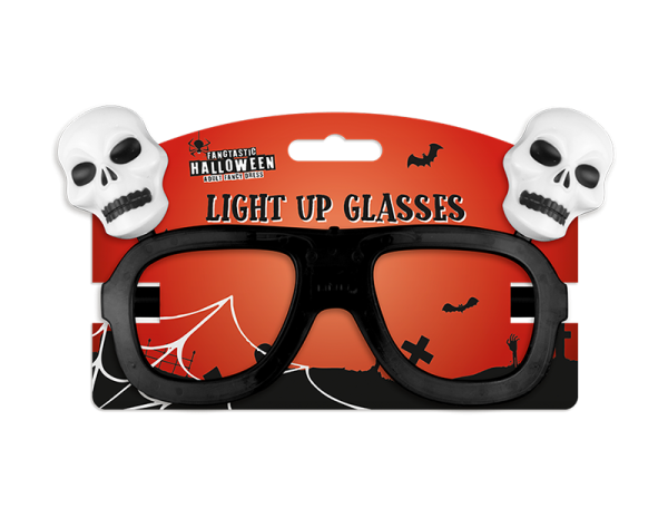 Light Up Novelty Halloween Glasses