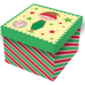 Christmas Square Gift Box 16cm x 16cm