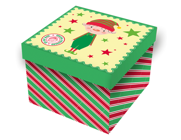 Christmas Square Gift Box 16cm x 16cm