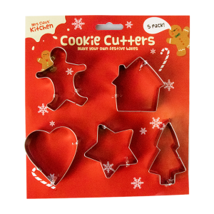 Xmas Cookie Cutters 5 Pack