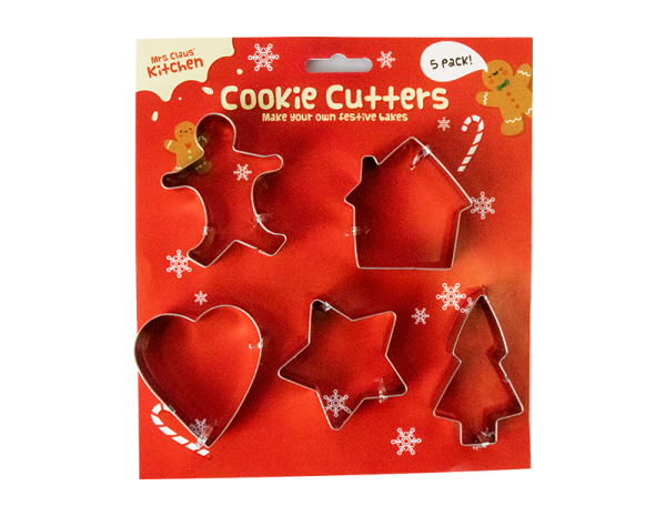 Xmas Cookie Cutters 5 Pack