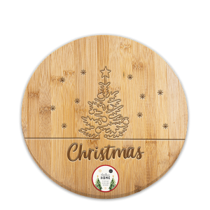 Round Bamboo Serving Board 30cm