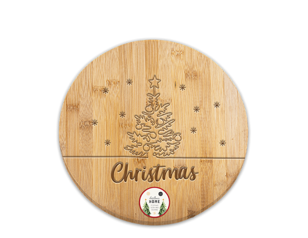 Round Bamboo Serving Board 30cm