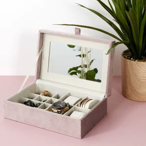 Velvet Jewelry & Watches Box