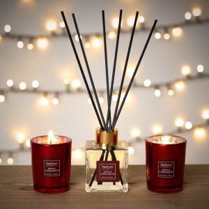 Starlytes Christmas Reed Diffuser & Votive Set - Apple