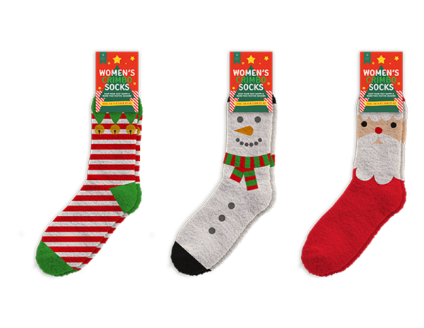 Ladies Cosy Christmas Socks