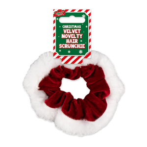 Velvet Christmas Hair Scrunchie