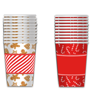 Festive Take Out Cup 10pk