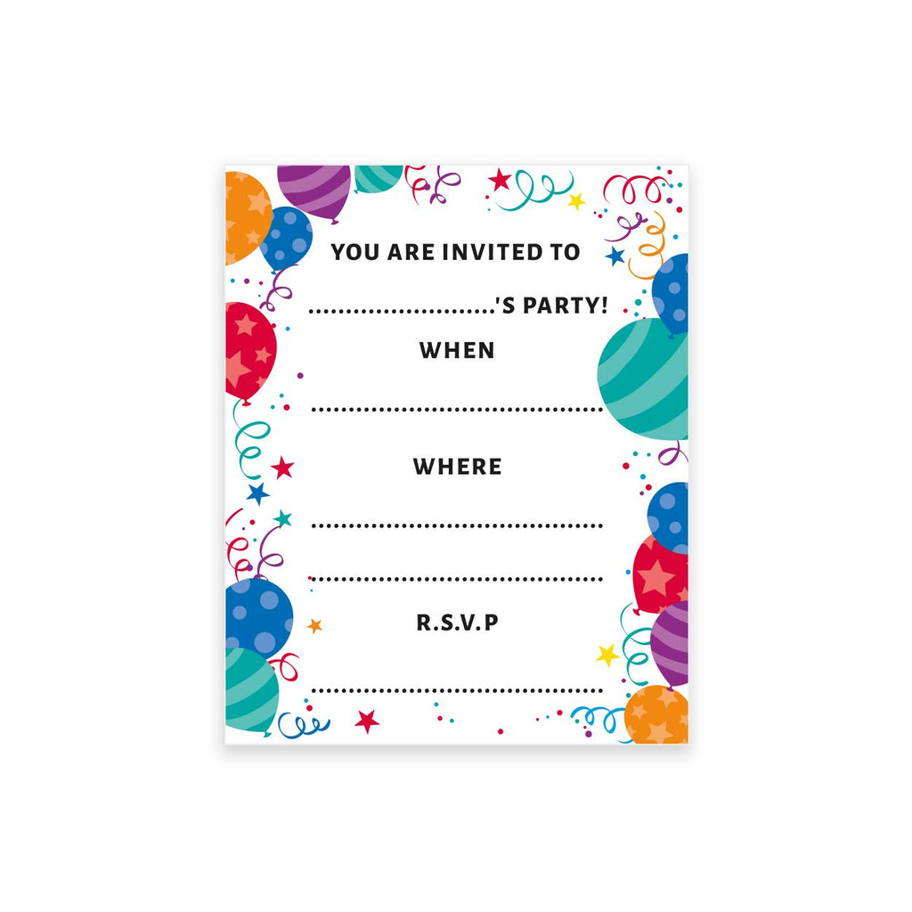 Party Invitations | Pack of 20