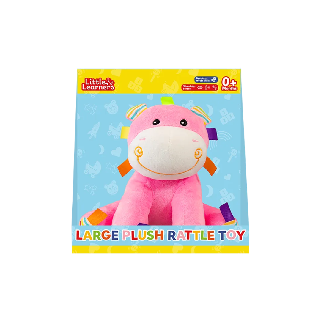 Large Plush Rattle Toy