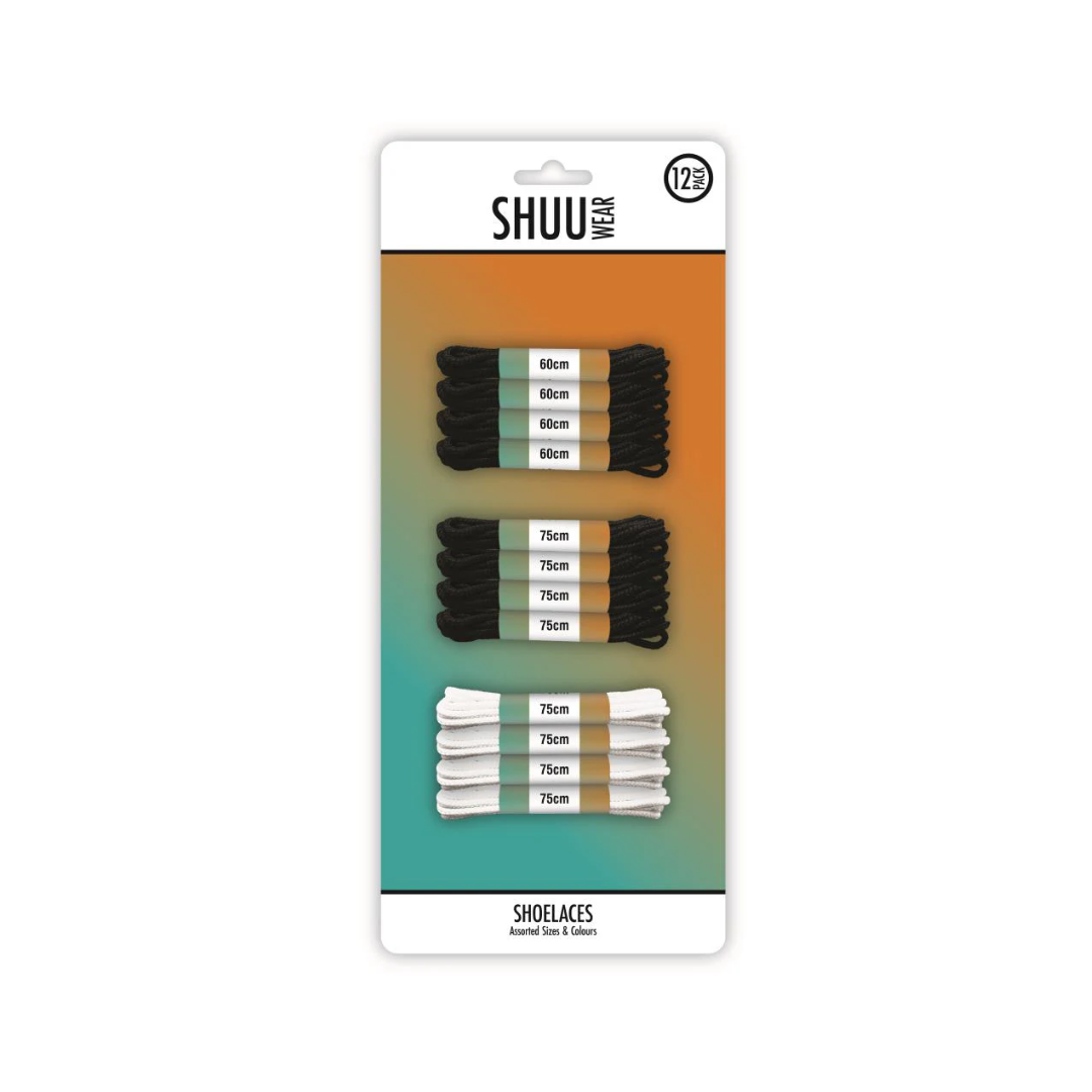 Shoelaces | Assorted Sizes & Colours