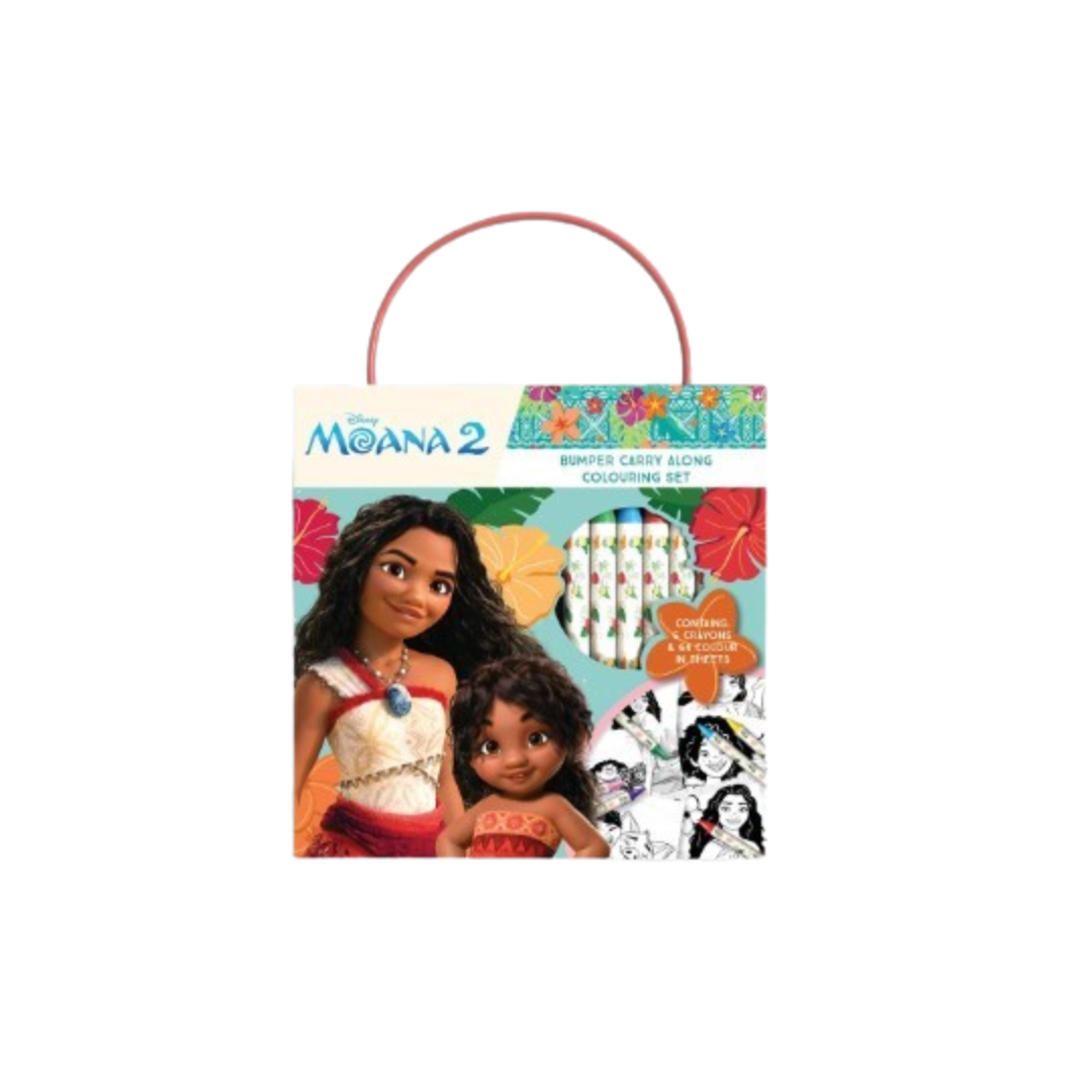 Disney Moana Bumper Carry Along Colouring Set