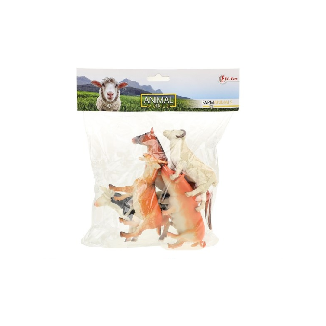 Animal World Farm Animals | 5Pcs
