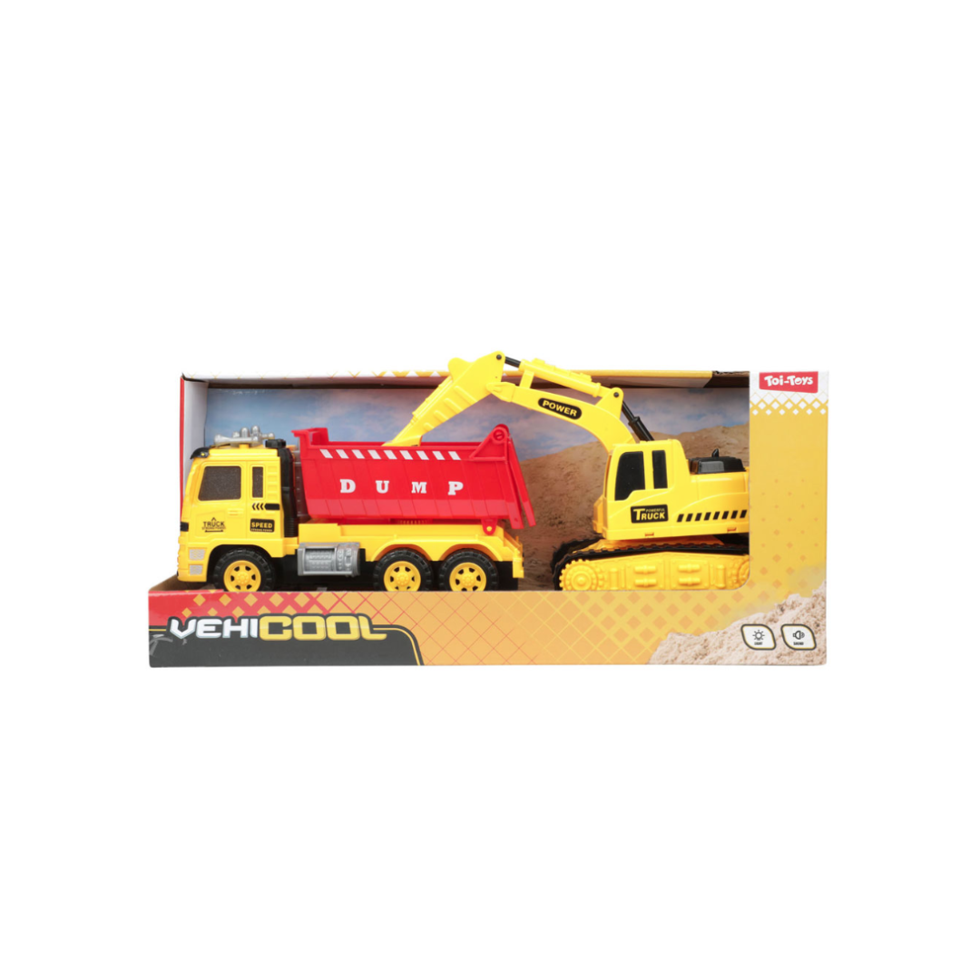 Vehicool Dump Truck & Digger
